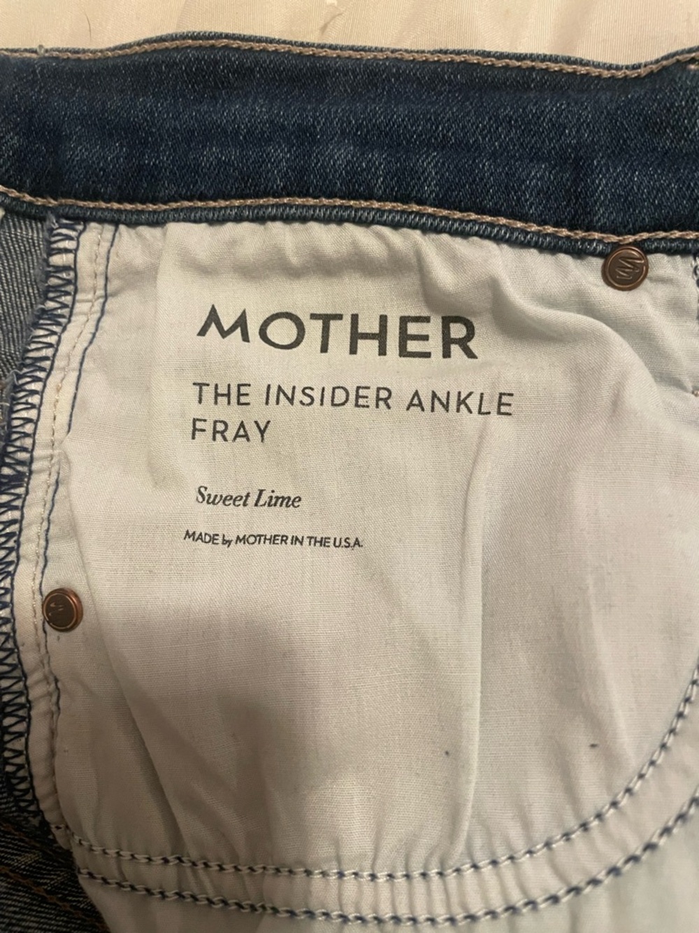 MOTHER The Insider Ankle Fray - 29 - Picture 5 of 5